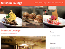 Tablet Screenshot of missouri-lounge.com
